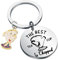 AKTAP Belle and the Beast Schlüsselanhänger, Mrs. Potts und Chip, Märchenschmuck, Geschenke für Chip-Cup-Fans, Chip-Schlüsselanhänger, 36