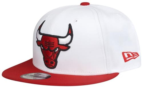 New Era 9Fifty Snapback Cap - XL Logo Chicago Bulls weiß