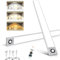 MEKKLEON Unterbauleuchte Küche led,100LEDs Sensor Licht 3 Farben Schrankbeleuchtung Led mit Bewegungsmelder,Wiederaufladbar Nachtlicht,led strip batteriebetrieben für Schlafzimmer,Treppe (40cm-2)