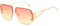 Vintage Rimless Women Sunglasses 2024 New Trending Punk Candy Color Sun Glasses Female Shades UV400 Gradient Eyewear(Color:Pink)