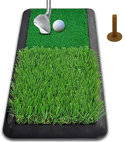 Golf-Übungs-Schlagmatte 20 cm x 49 cm für Männer, Frauen, Erwachsene,
