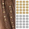 Kleemeiero 40pcs Dreadlocks Perlen Silber Gold Rastazöpfe Schmuck Verstellbar Metall Cuffs Dreadlocks Manschetten Haarschmuck Haarspiralen Clips Flechthaar Schmuck für Frauen Männer Zöpfe Dekoration