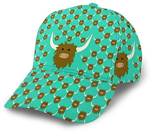 Shoptde Yak Repeat Baseballkappe, Sommermütze, Vintage-Stil, Unisex, Trucker-Mütze, siehe abbildung, One size