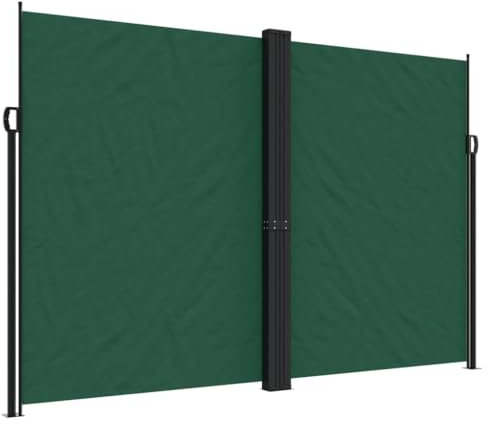 vidaXL Toldo Lateral retráctil Verde Oscuro 220x600 cm