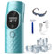 Depilación láser para mujeres y hombres, máquina eliminadora permanente de hielo IPL sin dolor con afeitadora, gafas, 999,999 flashes para cuerpo y cara, con cable