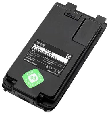 CVZQTE Battery Lithiums Battery BPK5 DC7.2V 1600mAh Rechargeable Pack With Belt Clip For Quansheng UV-K5 Radio Two Way Radio Battery