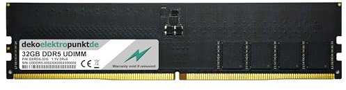 dekoelektropunktde 32Go Mémoire RAM Convient pour ASUS Prime B650-PLUS DDR5 UDIMM PC5