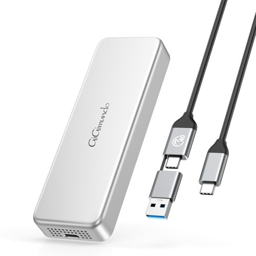 GiGimundo SSD portátil de 40 Gbps, 1 TB, práctica Unidad Externa de Estado sólido, Transferencia de Datos de hasta 3200 MB/s para Thunderbolt 3/4/USB4