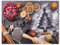 BEAYODKP Malen Nach Zahlen,Weihnachtsbäckerei im Kerzenschein,Malen Nach Zahlen Erwachsene Anfänger Kinder DIY Ölgemälde auf Leinwand Geschenk Malen Nach Zahlen Kits（30x40cm） 11.8x15.7 Zoll-32