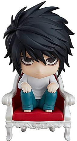 Xinnice Death Note Anime Figur 10cm L Actionfigur mit Austauschbar Zubehör PVC-Statue Modell Sammlerstück Deko Geschenk für Anime-Fans