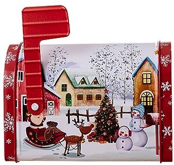 Zgehnao Box Candy Craft Eisen Aufbewahrungsbox Organizer Briefkasten Zubehör Weihnachtsschmuck für Süßigkeiten Aufbewahrung