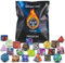 QMAY Mystery Würfel, Set mit 7 Polyedrische Würfel, Gaming Würfel, DND RPG MTG, Tischspiele (7)