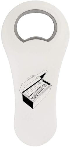 'Toolbox with Hammer and Spanner' Bottle Opener Fridge Magnet (BO00093210)