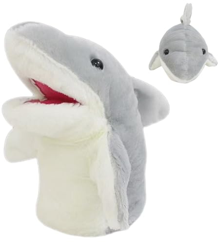 Handpuppen für Kinder, luxuriöses Handpuppen-Spielzeug für Kleinkinder und Babys, interaktiver Handpuppe, zum Geschichtenerzählen für Lehrer, Eltern, Vorschulaktivitäten, Anim-Spielzeug