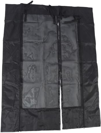 ZAWELIYO Van Fly Screen Net Zipper Magnetic Closure Fly Proof Camping Screen Door for Van Sliding Door Breathable Mesh Fabric 420DPA 180x133cm