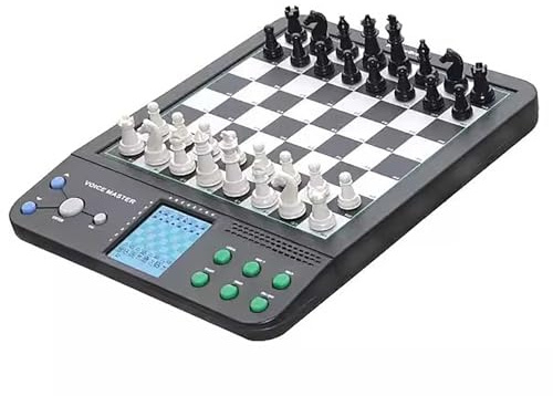 Intelligentes elektronisches Schachspiel mit Schachfiguren, Schachcomputer, verschiedene Möglichkeiten, Einzelspieler-Computerspiel zu spielen, einfache Bedienung, elektronisches Schach, geeignet für