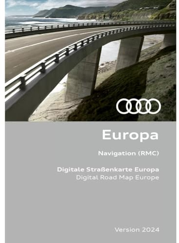 Audi Navigationsupdate Europa Version 2024 (RMC), SD-Karte mit Aktivierungsdokument, MMI-Navigationssystem