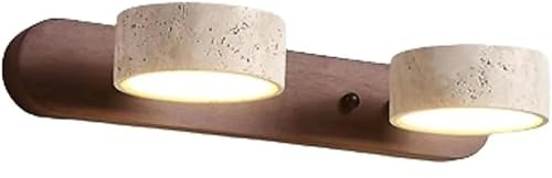Moderne Kosmetikleuchte mit drehbarer LED für Badezimmerspiegel, nordischer Bauernhausstil