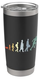 Evoluzione del football americano Bicchiere termico in acciaio inox doppia parete