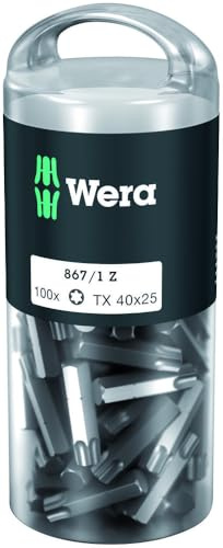 Wera 05072452001 867/1 Z TORX® DIY Bits, TX 40 x 25 mm, 100-teilig