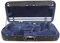 GEWA Doppelkoffer Violine/Viola Liuteria Maestro Inneneinrichtung verstellbar von 36,0-42,5 cm