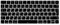 MiNGFi Silikon Arabisch Tastaturschutz für Apple Magic Keyboard A1644 (2015-2016) EU/ISO Tastaturlayout - Schwarz