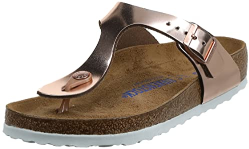 Birkenstock Gizeh NL WB W Zehentrenner, braun, 38 EU, 01005048380