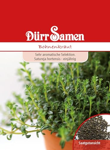 Bohnenkraut Samen Bohnenkrautsamen ca 500 Korn Küchenkräuter Kräutersamen Saatgut Balkon Garten Hochbeet Kübel Dürr Samen