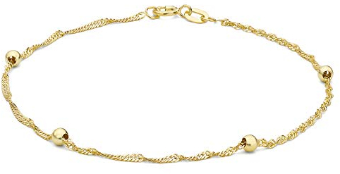 CARISSIMA Damen Rolokette Armband 9k (375) Gelbgold 18cm/7zoll