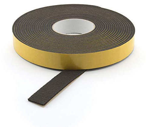 GleitGut Filzband selbstklebend schwarz Länge: 1 m Filzklebeband Meterware Stärke: 3 mm Filzstreifen (Breite 40 mm)