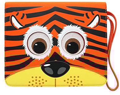 Tab Zoo UTTZ-F8-APPTIGER Universal App Folio Case Cover with Built-In Stand for 7-8-Inch Tablets