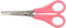 Westcott Kinderschere Pink Rechtshänder | Schere mit integrierter 5 cm Skala | Bastelschere 13 cm (5) ideal für Kinderhände | Sicherheit durch abgerundete Spitze | E-21591 00