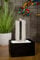 KÖHKO® Tischbrunnen Jazz 25003 Säulebrunnen mit LED-Beleuchtung