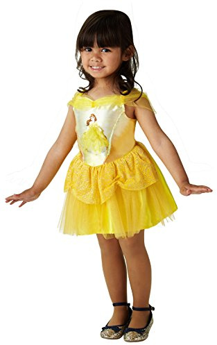 Rubie's Offizielles Disney Prinzessin Belle Ballerina Kinderkostüm – Größe S 3–4 Jahre, Höhe 104 cm