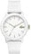 Lacoste Analog Quarzuhr für Herren Kollektion LACOSTE.12.12 mit Schwarzes Silikonarmband - 2011186