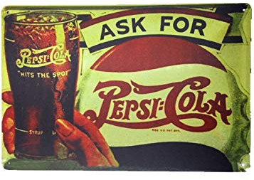 AIQIBAO Metall-Vintage-Blechschild, Deko-Cocacola für Bar, Pub, Geschäft, lustiges Retro-Schild 30,5 x 20,3 cm 45