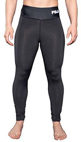 FUJI Womens Baseline V2 Jiu Jitsu Spats Compression Pants, Black, WM, Black, WM