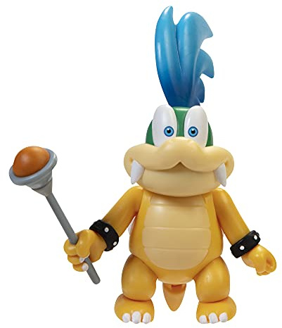 SUPER MARIO 10 cm große Figur – Larry Koopa mit Zauberstab, Gelb