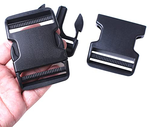 J. CARP 4Stück 51mm Taschenverschluss Backpacker Rucksack Schnalle Steckverschluss Schnallen Und Verschlüsse