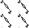 Lxoraziy 4 Stück Traditioneller Schubladengriff, Vogelkäfig-Türgriffe Aus Metall, Antiker Bogengriff mit Schrauben, Lochabstand 128mm, für Schubladen Tür, Schränke, Küche, Hotel Dekoration