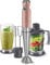 Sencor minipimer immersione SHB 56XX, frullatore 4 in 1, frullatore elettrico con bicchiere da 800ml, tritatutto elettrico, fruste elettriche, potenza da 1200w, 20 velocità (rosa)
