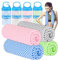 BOGI 4 Stück Kühlendes Handtuch (120 x 30 cm), Kühltuch Set für Nacken Atmungsaktive Kühltücher KüHlhandtuch Cooling Towel für Yoga Golf Fitnessstudio Camping Laufen Workout und weitere Aktivitäten