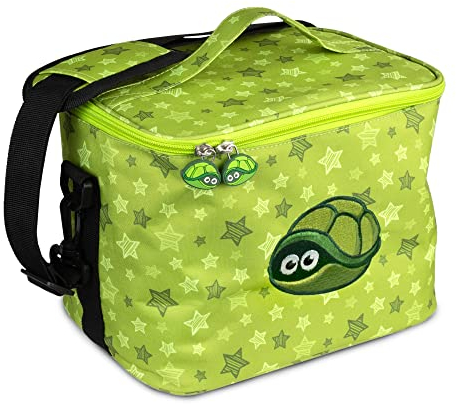 fridoli Toniebox Tasche mit Schultergurt | für Toniebox Starterset und Zubehör | grün | Immer Alles aufgeräumt | für bis zu 20 Tonies | Tonie Tasche