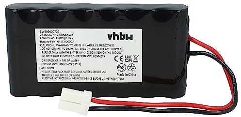vhbw Akku kompatibel mit Ambrogio L20, L15 Rasenmäher (2500mAh, 25,9V, Li-Ion)