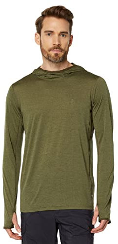Fjällräven Herren Abisko Sun-Hoodie, Green, S