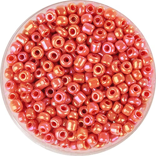Meyco Rocailles Perlmutt Perlen 2.5mm Glas 20g Fuchsia