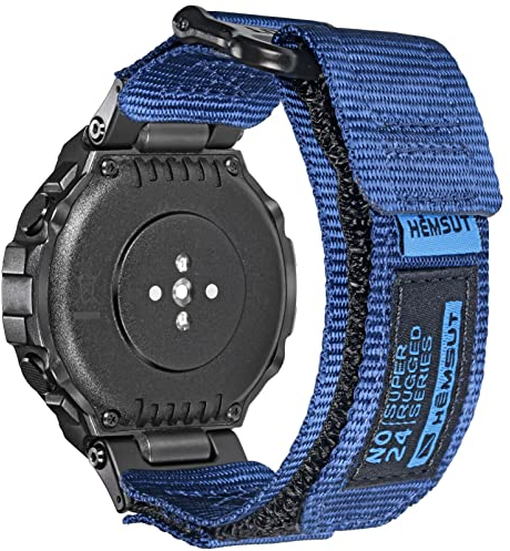 torbollo Armband kompatibel mit Amazfit T-Rex/T-Rex 2/T-Rex Pro/T-Rex Ultra, robustes Nylon Uhrenarmband mit Klettverschluss Ersatzarmband gewebtes Loop-Design Sportarmband mit 2 Schraubendreher