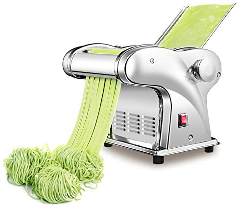 Macchina elettrica per pasta, 220V 135W Macchina automatica per pasta a rulli, macchina per pasta commerciale per uso familiare domestico