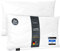 LILENO HOME Kopfkissen 40x70 cm [2er Set] als Kissen-Füllung - Bett oder Deko Kissen mit Reißverschluss zum Anpassen - Waschbar bis 95° - Sofa-Kissen & Zierkissen für Couch/Bett