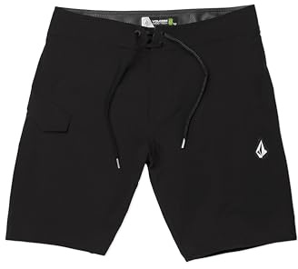Volcom Herren Standard Mod Tech Boardshorts, 50,8 cm, Schwarz, 29